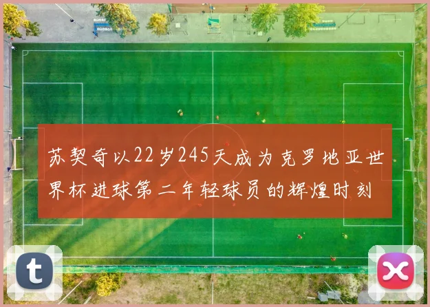 苏契奇以22岁245天成为克罗地亚世界杯进球第二年轻球员的辉煌时刻
